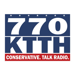 Logo of radio station KTTH AM 770