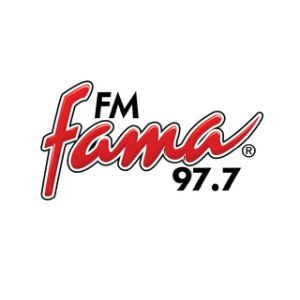 Logo of radio station FM Fama 97.7