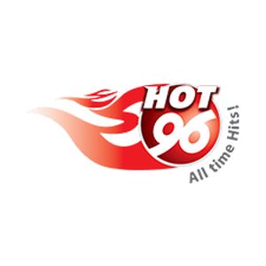Logo of radio station HOT 96 FM