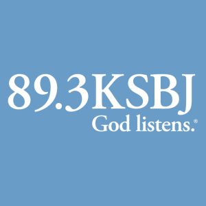 Logo of radio station KSBJ