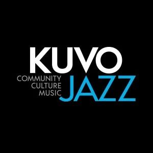 Logo of radio station KUVO Jazz