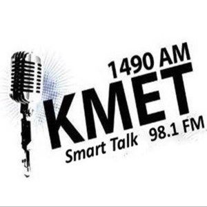 Logo of radio station KMET