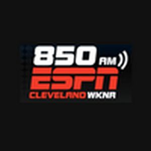 Logo of radio station ESPN 850 AM Cleveland
