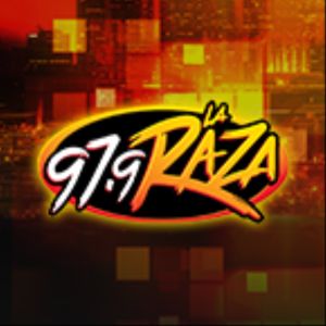 Logo of radio station 97.9 La Raza