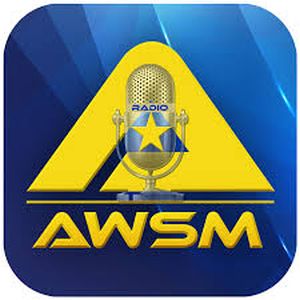 Logotipo de la emisora ​​de radio AWSM Radio