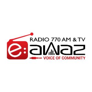 Logotipo de la emisora ​​de radio Eawaz Radio 770 AM