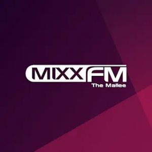Logotipo de la emisora ​​de radio 3SHI 107.7 / 98.7 MIXX FM