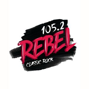 Logotipo de la emisora ​​de radio 105.2 REBEL FM