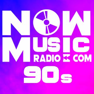 Logotipo de la emisora ​​de radio Now Music Radio 90s