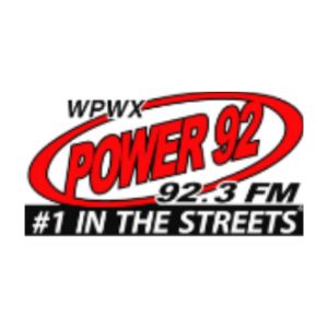 Logo of radio station WPWX Power 92.3 FM