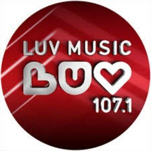Logo of radio station LUV 107.1 FM