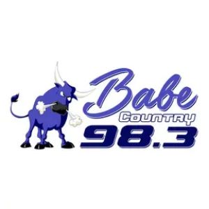 Logo of radio station WBJI Babe Country 98.3 FM