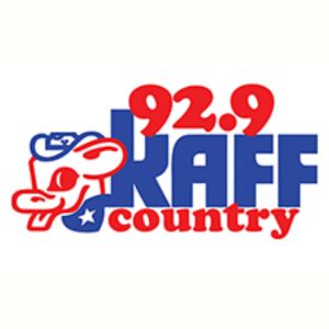 Logo of radio station 92.9 KAFF Country