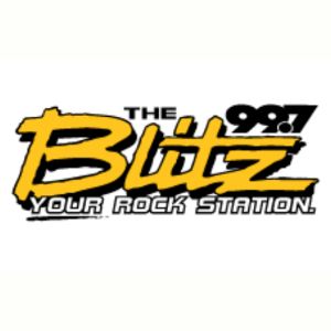 Logotipo de la emisora ​​de radio WRKZ The Blitz 99.7 FM