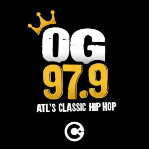 Logo of radio station OG 97.9 Atlanta