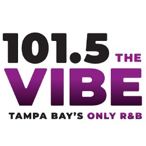 Logotipo de la emisora ​​de radio WPOI 101.5 The Vibe