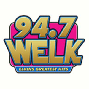 Logotipo de la emisora ​​de radio 94.7 WELK - Elkins' Greatest Hits