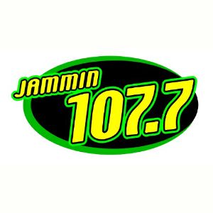 Logotipo de la emisora ​​de radio WWRX Jammin 107.7 FM