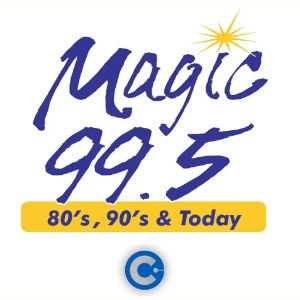 Logo of radio station KMGA Magic 99.5 FM