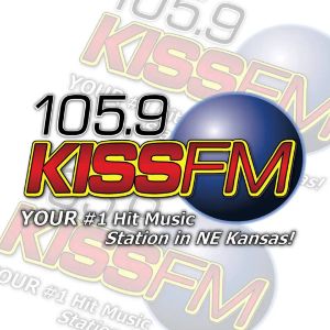 Logo of radio station KKSW 105.9 Kiss FM
