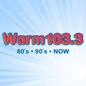 Logo of radio station WARM 103.3 FM