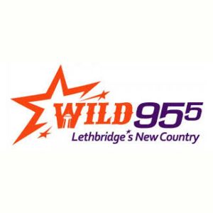 Logotipo de la emisora ​​de radio CHLB Wild 95.5 FM