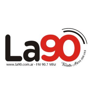 Logotipo de la emisora ​​de radio La 90 FM