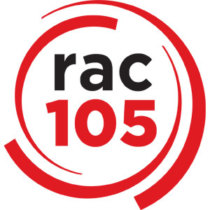 Logo of radio station RAC 105