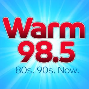 Logo of radio station Warm 98.5 FM