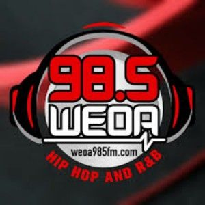 Logo of radio station 98.5 WEOA