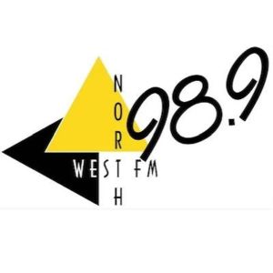 Logotipo de la emisora ​​de radio North West FM 98.9