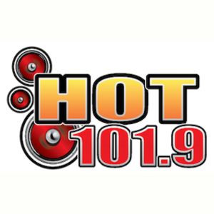 Logo of radio station KRSQ Hot 101.9 FM