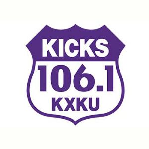 Logo de la station de radio Kicks 106.1 KXKU