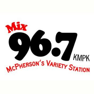Logotipo de la emisora ​​de radio Mix 96.7 KMPK