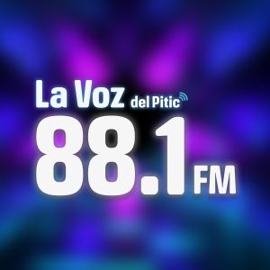 Logo of radio station La Voz 88.1 FM