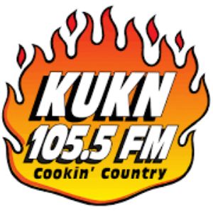 Logo de la station de radio Cookin' Country 105.5 KUKN