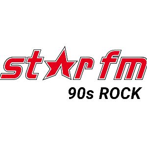 Logotipo de la emisora ​​de radio Star FM - 90s Rock