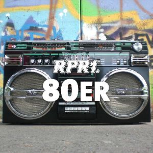 Logo of radio station RPR1. 80er