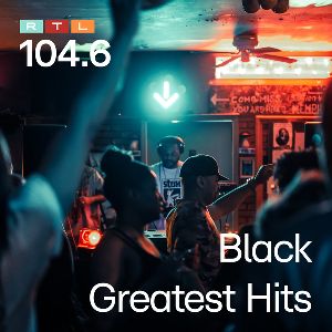 Logotipo de la emisora ​​de radio 104.6 RTL Black Greatest Hits