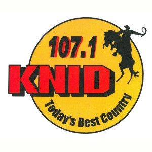 Logo of radio station 107.1 KNID
