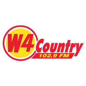 Logotipo de la emisora ​​de radio WWWW 102.9 W4 Country