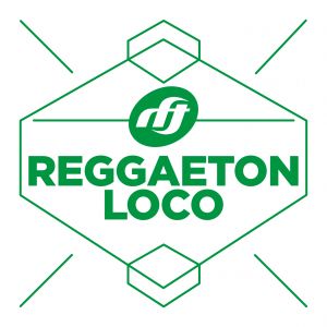 Logotipo de la emisora ​​de radio RFT Reggaeton Loco