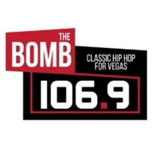 Logotipo de la emisora ​​de radio 106.9 Da Bomb