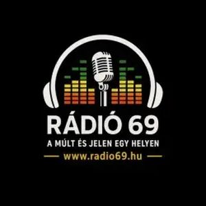 Logotipo de la emisora ​​de radio Rádió 69