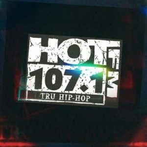 Logo of radio station HOT 107.1 KXHT-FM