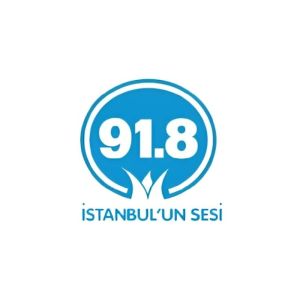 Logo of radio station 91.8 İstanbul'un Sesi