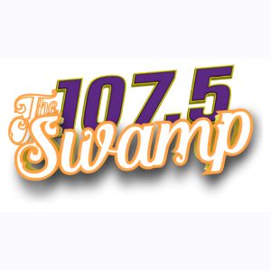 Logotipo de la emisora ​​de radio 107.5 The Swamp