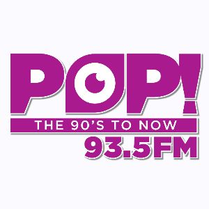 Logo of radio station POP Radio 93.5 FM