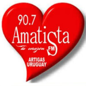 Logo of radio station Amatista FM 90.7