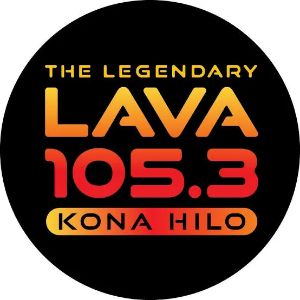 Logotipo de la emisora ​​de radio LAVA 105.3 FM